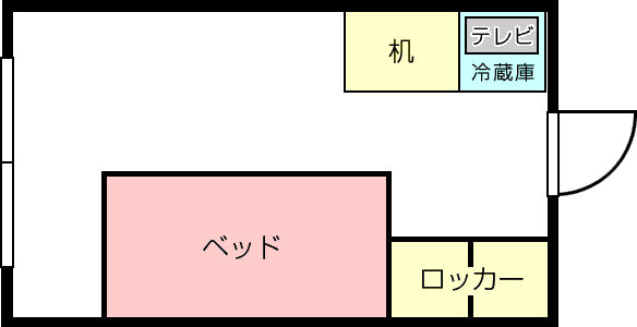 青葉台寮 間取り