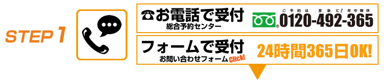ご利用の流れ STEP1